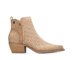 REFRESH - Freizeitstiefeletten Damen Beige - Bequeme und vielseitige Schuhe - Casual Mode - Modell 17504101 (Größe 41)