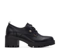 REFRESH - Mokassins Damen Schwarz - Bequeme und vielseitige Schuhe - Casual Mode - Modell 17291201 (Größe 38)