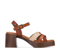 REFRESH - Sandalen Damen Kamel - Bequeme und vielseitige Schuhe - Casual Mode - Modell 17509602 (Größe 40)