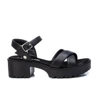 REFRESH - Sandalen Damen Schwarz - Bequeme und vielseitige Schuhe - Casual Mode - Modell 07928101 (Größe 37)