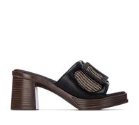 REFRESH - Sandalen Damen Schwarz - Bequeme und vielseitige Schuhe - Casual Mode - Modell 17502801 (Größe 40)