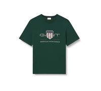 GANT Shield Regular Fit T-Shirt Rundhals grün, Bedruckt