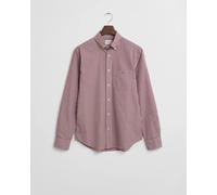 GANT - Regular Fit Classic Popeline Hemd mit Streifen plumped red - Gr. - 5XL