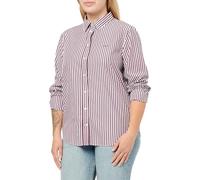 Gant Damen Bluse Regular Fit Langarm, aubergine, Gr. 42