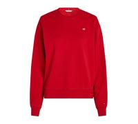 Tommy Hilfiger Sweatshirt mit Logo-Stitching in Rot, Größe XL