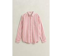 REG COTTON LINEN STRIPE SHIRT XXXL