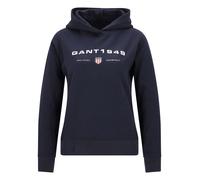 GANT Damen REG Graphic Hoodie Kapuzenpullover, Evening Blue, 46