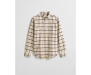 REG OXFORD CHECK SHIRT L