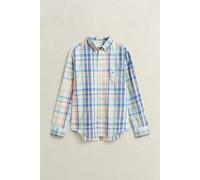 GANT Hemd REGULAR POPLIN MULTICHECK SHIRT Herren Popeline 100% Baumwolle kariert Gr. M misty mint