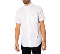 Gant Reg Poplin Kurzarmhemd 2XL White