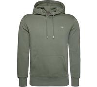 GANT Herren Hoodie – Regular Shield Hoodie, Baumwoll-Mix, Eukalyptus (Ceramic Grey) L