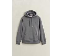 GANT Shield Regular Fit Kapuzen Sweatshirt grau, Einfarbig