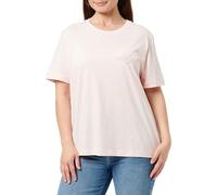 T-Shirt GANT "REG TONAL SHIELD SS T-SHIRT", Damen, Gr. M, rot (salmon), Single Jersey, Obermaterial: 100% Baumwolle, casual, regular fit, Rundhals, Kurzarm, Shirts, Rundhals, Ton in Ton Stickerei (565