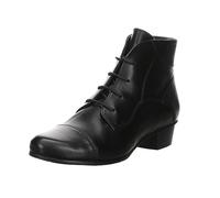 Regarde Le Ciel Damen Stiefeletten Schuhe Stefany Schnürstiefelette Glattleder Elegant Freizeit uni Stefanie Stiefelette schwarz Damen