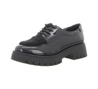 Regarde le ciel Damen Plateau Schnürschuhe für Damen, schwarz, Größe 40 EU