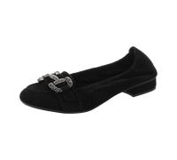 Regarde le ciel Elegante Ballerinas für Damen, schwarz, Größe 37 EU