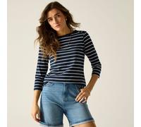 Regatta Bayletta II Shirt mit 3/4-Arm für Damen Blau, Größe: 44