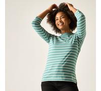 Regatta Bayletta II Shirt mit 3/4-Arm für Damen, Cotton Grün, Größe: 34