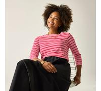 Regatta Bayletta II Shirt mit 3/4-Arm für Damen, Cotton Rot, Größe: 52