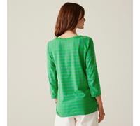 Regatta Bayletta II Shirt mit 3/4-Arm für Damen Grün, Größe: 34