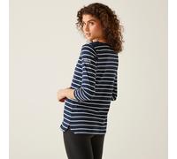 Regatta Bayletta Shirt mit 3/4-Arm für Damen Marine, Cotton, Größe: 36