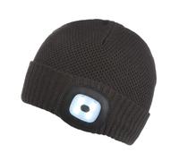 Regatta Beanie II Brite Light-Taschenlampe für Kinder Schwarz, Größe: 4-6 Jr.