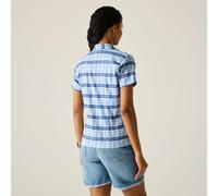 Regatta Begarno Kurzarmhemd 34 Washed Denim Check