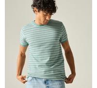 Regatta Benlin Kurzarm-t-shirt 4XL Arctic / White Stripe