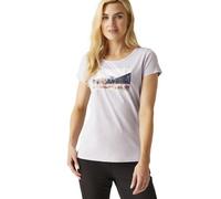 Regatta Breezed IV Damen-T-Shirt, Baumwolle, kurzärmelig, Flieder, 42