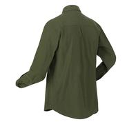 Regatta Brycen Langarmhemd für Herren, Cotton Grün, Größe: XL