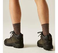 Regatta Burrell wasserdichte Vibram-Wanderschuhe aus Leder für Herren Braun, Größe: 42