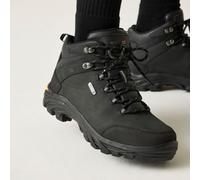 Regatta Burrell wasserdichte Vibram-Wanderschuhe aus Leder für Herren Schwarz, Leather, Größe: 43