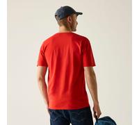 Regatta Herren Kurzarm T-shirt Mann Cline Ix Rot Größe 4XL