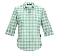 Regatta Damen Bluse Funktionsbluse Wanderbluse Keralin Bluse, Farbe:Grün, Größe:46, Artikel:-ZHH Ocean Mist Check