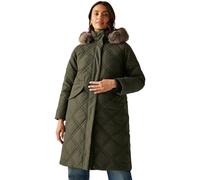 Regatta Damen Freyla Quilted Jacke Wasser abweisend isoliert Hooded Winter Mantel