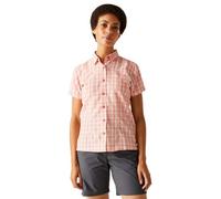 Regatta Damen Funktionsbluse Bluse Wanderbluse Mindano VIII, Farbe:Rosa, Artikel:-S20 Peach Bloom Check, Größe:40