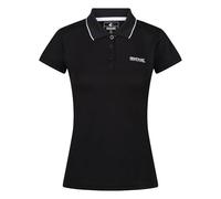 Regatta Damen Kurzarmshirt Shirt Poloshirt, Farbe:Schwarz, Artikel:-800 Black, Größe:40