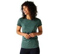 Regatta Damen Womens T-Shirt Fingal Edition Marl, Fichtengrün, 50 Plus