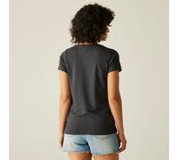 Regatta Elkie T-Shirt mit V-Ausschnitt für Damen Grau, Größe: 36