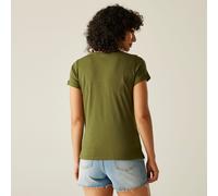 Regatta Elkie T-Shirt mit V-Ausschnitt für Damen Grün, Größe: 36