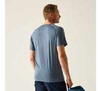 Regatta Escade T-Shirt für Herren, Merino Wool Blau, Größe: M