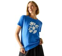 Regatta Damen T-shirt Mit Kurzen ärmeln Frau Filandra Ix Blau Größe M