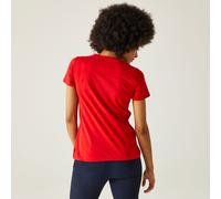 Regatta Filandra VIII T-Shirt für Damen Rot, Cotton, Größe: 40
