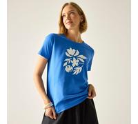 Regatta Filandra VX T-Shirt für Damen Blau, Cotton, Größe: 42