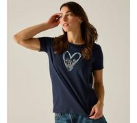 Regatta Filandra VX T-Shirt für Damen, Cotton Blau, Größe: 36