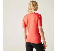 Regatta Fingal II T-Shirt mit V-Ausschnitt für Damen Rosa, Größe: 36