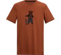 Regatta Fingal Slogan Herren Funktionsshirt brick S brick S