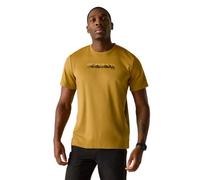 Regatta Trekking T-shirt Herren Mann Fingal Slogan Gelb Größe 3XL