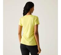 Regatta Damen Kurzarm T-shirt Frau Wnsfingalsgn Gelb Größe 3XL