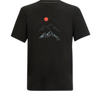 Regatta Fingal Stretch Herren Funktionsshirt mit Grafikdruck schwarz M schwarz M
